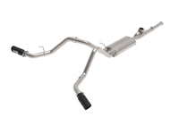 aFe Gemini XV 3in 304 SS Cat-Back Exhaust 09-18 GM Trucks V6-4.3/V8-4.8/5.3L w/ Black Tips - Burkken Auto Parts