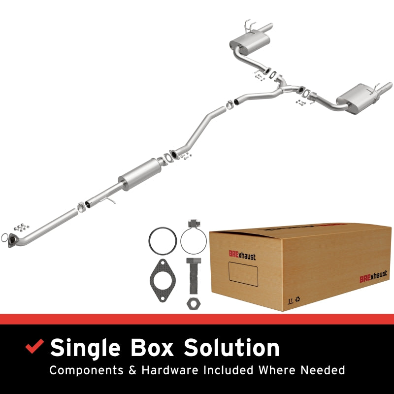 BRExhaust 16-21 Honda Civic 1.5L Direct-Fit Replacement Exhaust System - Burkken Auto Parts