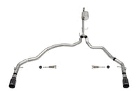 Corsa 2021-2025 Ford F-150 SuperCab/6.5in Bed 5.0L V8 Sport Cat-Back Dual Rear Exit-Black PVD - Burkken Auto Parts