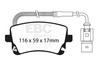 EBC 09-11 Audi A6 Quattro 3.0 Supercharged Redstuff Rear Brake Pads - Burkken Auto Parts
