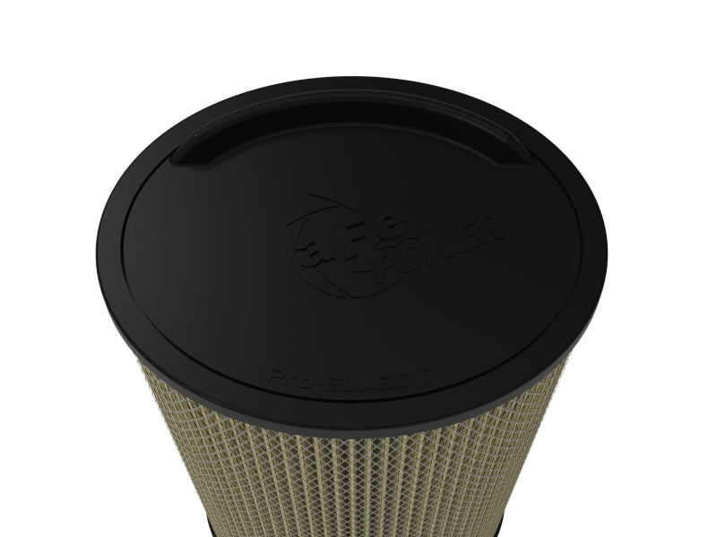 aFe Magnum FLOW Universa Pro GUARD7 Air Filter (6.75x5)in F (9.25x7.5)in B x (7.75x6)in T x 18in H - Burkken Auto Parts
