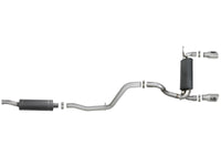 Rebel Series 2.5in 304 SS Cat-Back Exhaust w/ Polished Tips 2018+ Jeep Wrangler (JL) V6 3.6L - Burkken Auto Parts