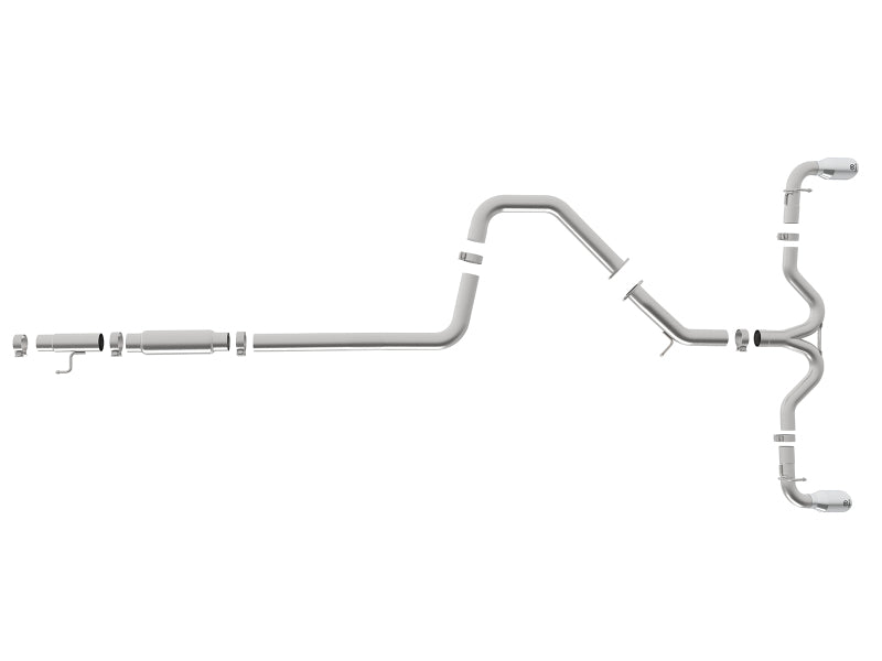aFe Takeda 3-2.5in 304 SS Cat-Back Exh Sys w/Polished Tips 2018 Hyundai Elantra GT Sport I4-1.6L (t) - Burkken Auto Parts