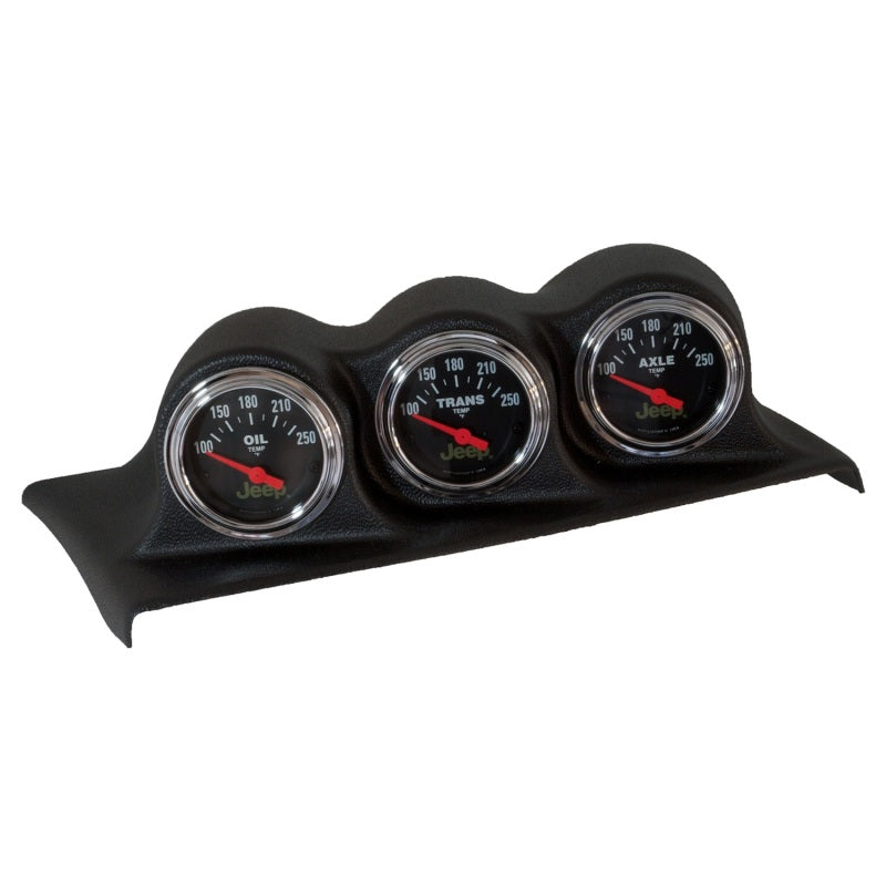 Autometer 07-10 Wrangler JK 2.0625in Triple Direct Fit Dash Pod - Burkken Auto Parts