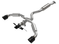 aFe 23-24 Toyota GR Corolla L3 1.6L (t) Gemini XV 3in to 2-1/2in Cat Back Exhaust w/ Black Tips - Burkken Auto Parts