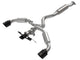 aFe 23-24 Toyota GR Corolla L3 1.6L (t) Gemini XV 3in to 2-1/2in Cat Back Exhaust w/ Black Tips - Burkken Auto Parts