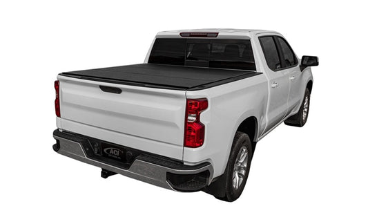 Access LOMAX Tri-Fold Cover Black Urethane Finish 14-18 Chevrolet Silverado 1500 - 5ft 8in Bed - Burkken Auto Parts