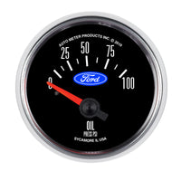 Autometer Ford 2-1/16in. 100 PSI Electric Oil Pressure Gauge - Burkken Auto Parts