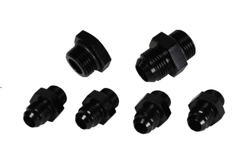 Aeromotive A4 Regulator Fitting Kit (for two (2) carbs) (4) AN-06/(1) AN-10/(1) AN-10 Plug) - Burkken Auto Parts