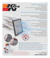 K&N 08-20 Dodge Grand Caravan 3.6L Cabin Air Filter - Burkken Auto Parts