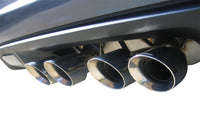 Corsa 2012-2013 Chevrolet Corvette C6 ZR1 Sport Cat-Back Dual Rear Exit w/ Twin 4.0in Pol Tips - Burkken Auto Parts