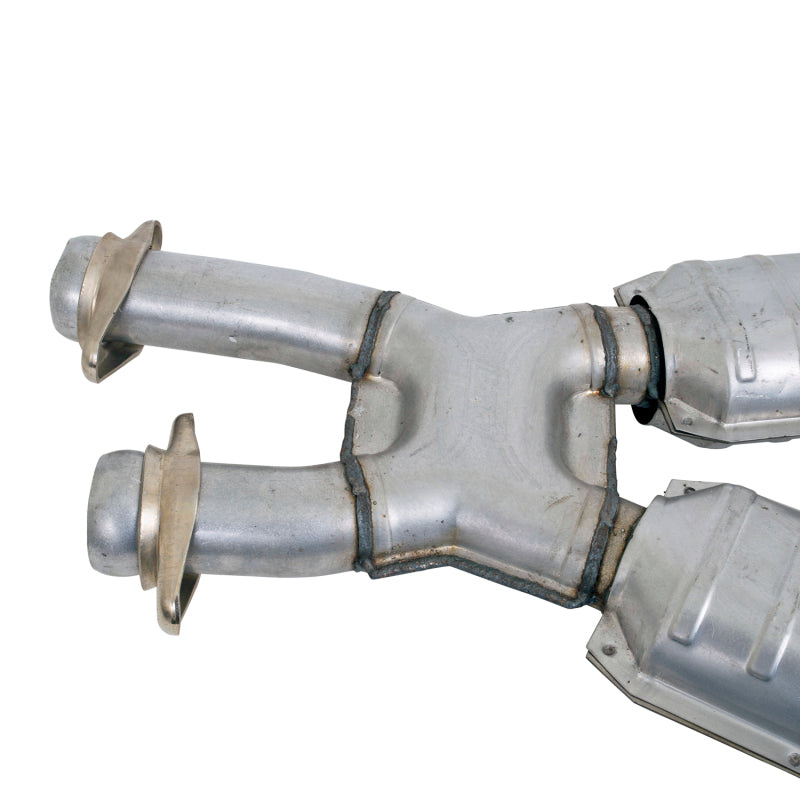 BBK 94-95 Mustang 5.0 High Flow X Pipe With Catalytic Converters - 2-1/2 - Burkken Auto Parts