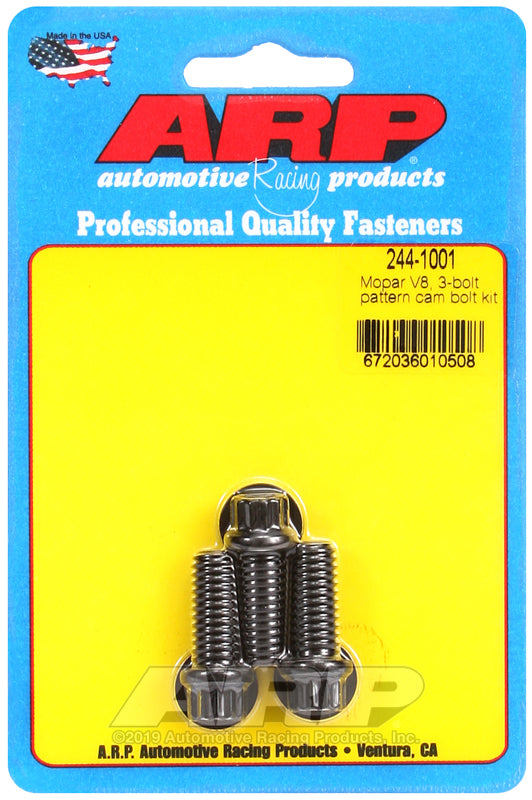 ARP Mopar V8 3-Bolt Pattern Cam Bolt Kit - Burkken Auto Parts