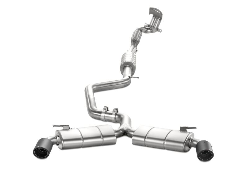 Akrapovic 13-17 Volkswagen Golf GTI (VII) Evolution Line w/ Cat (Titanium) w/ Carbon Tips - Burkken Auto Parts