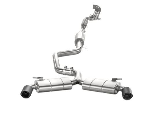 Akrapovic 13-17 Volkswagen Golf GTI (VII) Evolution Line w/ Cat (Titanium) w/ Carbon Tips - Burkken Auto Parts