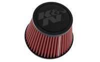 K&N Universal Clamp-on Air Filter 2in Flange ID 5-3/16in Base 3-1/2in Top 3-11/16in Height w/ Vent - Burkken Auto Parts