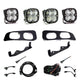 Baja Designs 2023+ Ford F-250/350 Super Duty Squadron Sport Dual Fog Pocket Light Kit w/ Toggle