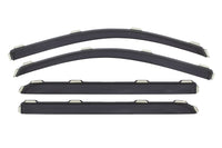 AVS 15-18 Chevy Silverado 2500 Crew Cab Ventvisor Front & Rear Window Deflectors 4pc - Smoke - Burkken Auto Parts