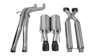 Corsa 2006-2010 Jeep Grand Cherokee 6.1L SRT-8 V8 Black Sport Cat-Back Exhaust - Burkken Auto Parts