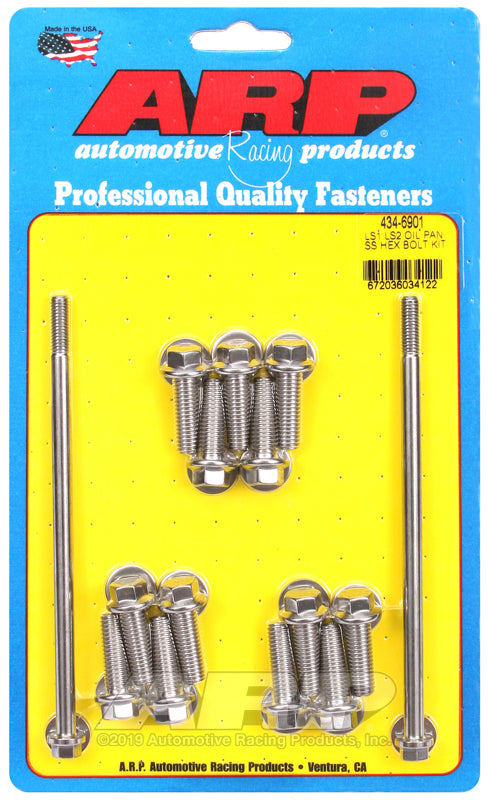 ARP LS1 LS2 SS Hex Oil Pan Bolt Kit - Burkken Auto Parts