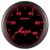 AutoMeter Gauge Water Press 2-1/16in. 100PSI Stepper Motor W/Peak & Warn Elite - Burkken Auto Parts