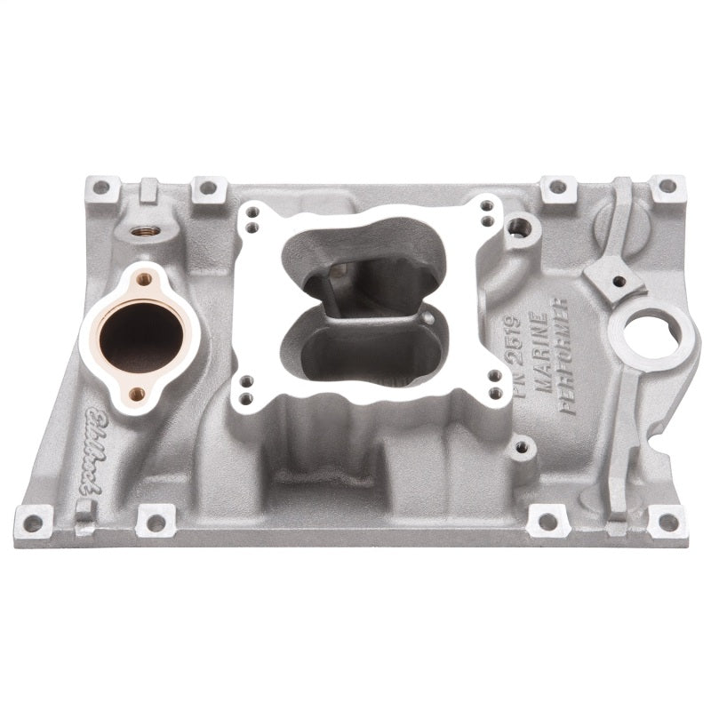 Edelbrock 96-17 Chevy 4.3 V6 Vortec Marine Engine Performer Series Intake Manifold w/8 Bolts - Burkken Auto Parts