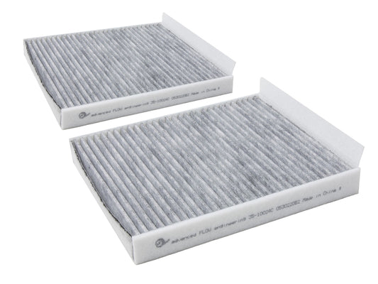 aFe 09-19 BMW 5/6/7 Series Various Models Carbon Cabin Air Filter (Pair) - Burkken Auto Parts