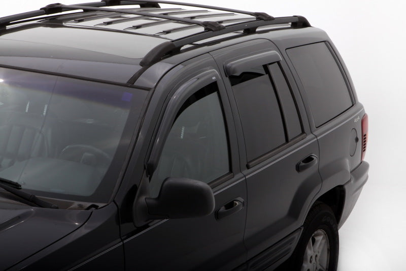 AVS 2004 Ford Ecosport (Brazil) Ventvisor Outside Mount Window Deflectors 4pc - Smoke - Burkken Auto Parts
