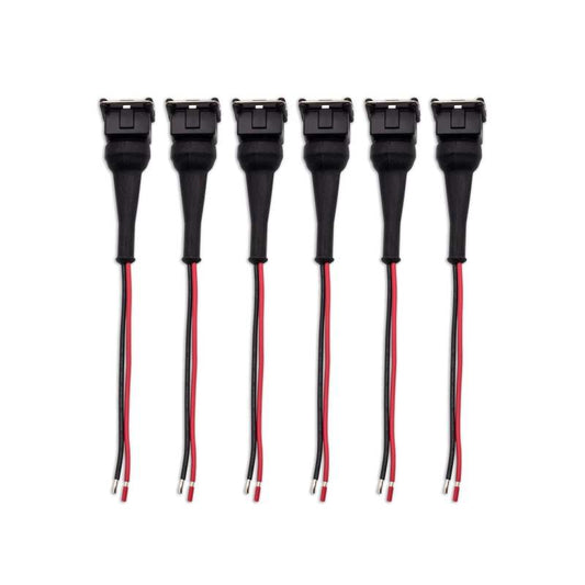 BLOX Racing Injector Pigtail Ev1 Female - Set Of 6 - Burkken Auto Parts