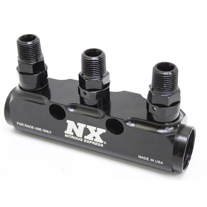 Nitrous Express Fuel Log 3 Port w/ Fittings - Burkken Auto Parts