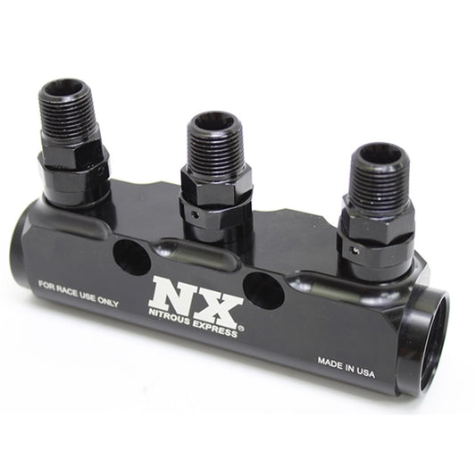 Nitrous Express Fuel Log 3 Port w/ Fittings - Burkken Auto Parts