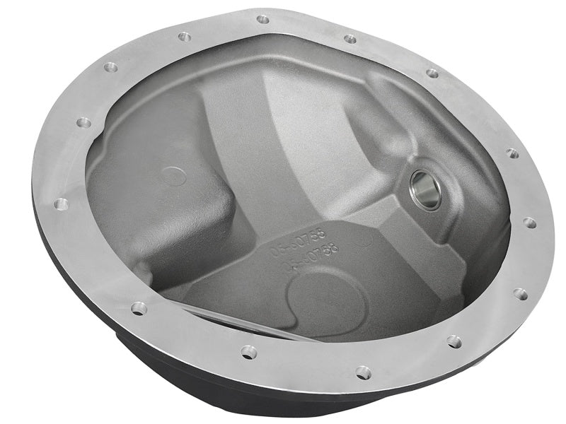 AFE Rear Differential Cover Black w/Machined Fins Nissan Titan XD 16-19 - w/Oil - Burkken Auto Parts