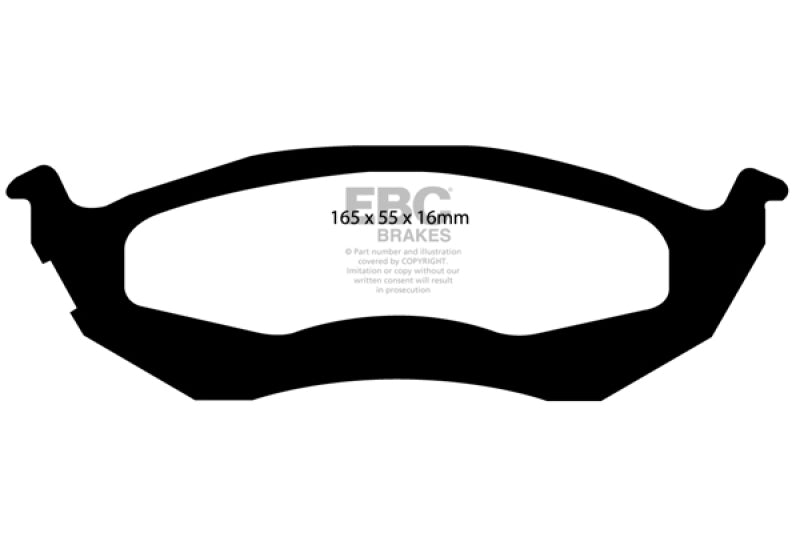 EBC 01-02 Chrysler Prowler 3.5 Greenstuff Rear Brake Pads - Burkken Auto Parts
