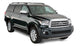Husky Liners 08-15 Toyota Sequoia OE-Style Fender Flares - 4pc - Burkken Auto Parts