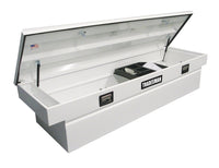 Tradesman Steel Cross Bed Truck Tool Box (70in.) - White - Burkken Auto Parts
