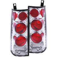 ANZO 1996-2002 GMC Savana Taillights Chrome - Burkken Auto Parts