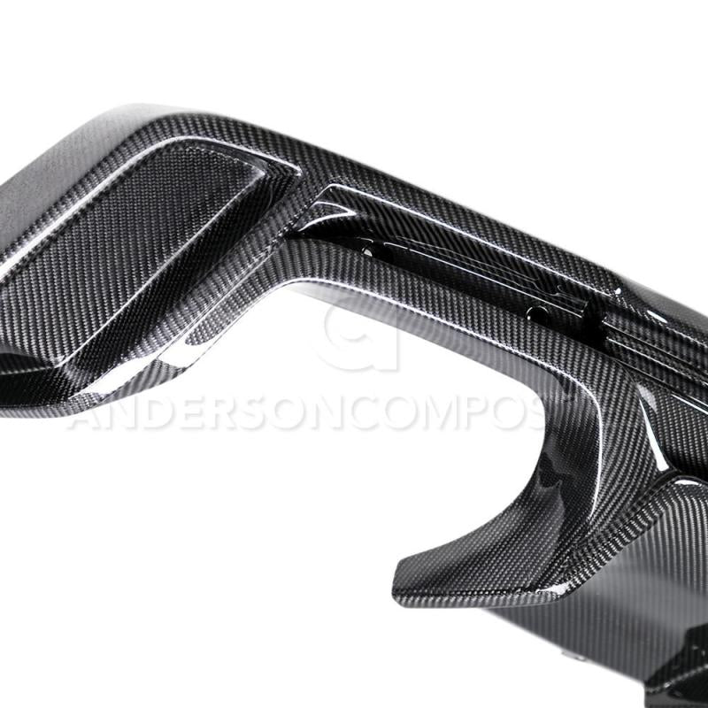 Anderson Composites 2016+ Chevy Camaro SS Type-AZ Carbon Fiber Rear Diffuser - Burkken Auto Parts