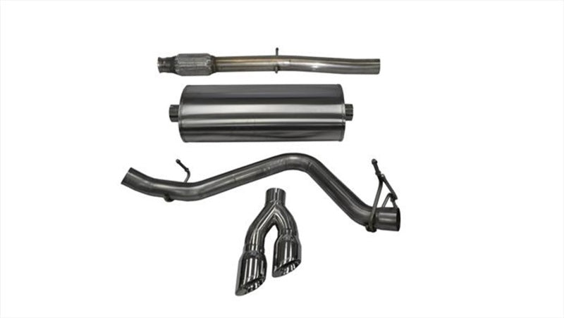 Corsa 2014-2019 Chevy Silverado 1500 5.3L V8 CC / SB 3in Single Side Exit Touring Cat-Back Exhaust - Burkken Auto Parts