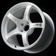 Advan TC4 15x7.0 +42 4-100 Racing White Metallic & Ring Wheel - Burkken Auto Parts