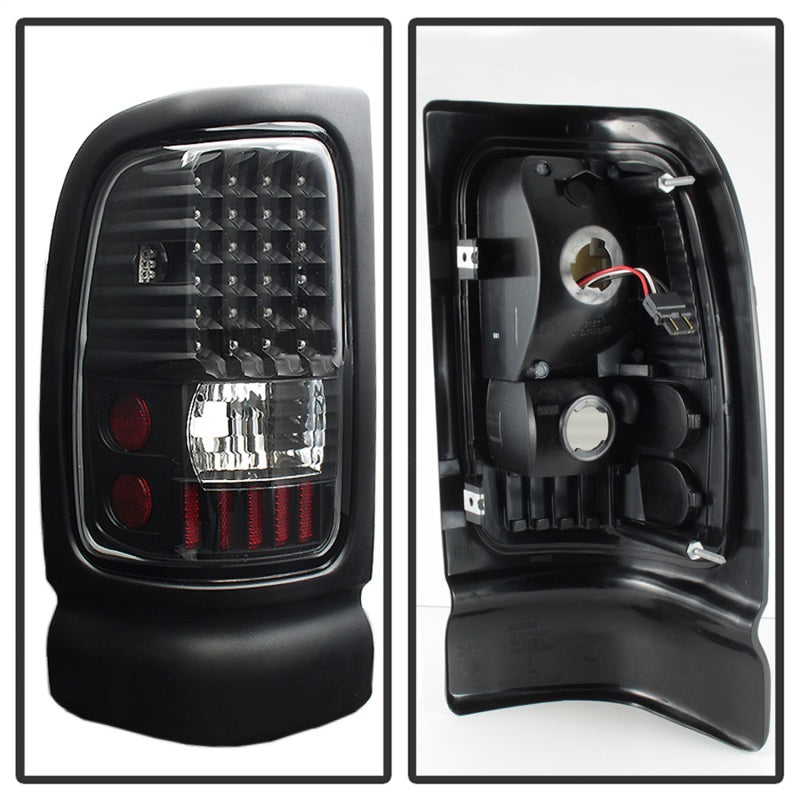 xTune Dodge Ram 1500 94-01 / Ram 2500/3500 94-02 LED Tail Lights Black ALT-ON-DRAM94-LED-BK - Burkken Auto Parts