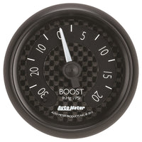 Autometer GT Series 52mm Mechanicl 30 In Hg/20 psi Vacuum/Boost Gauge - Burkken Auto Parts