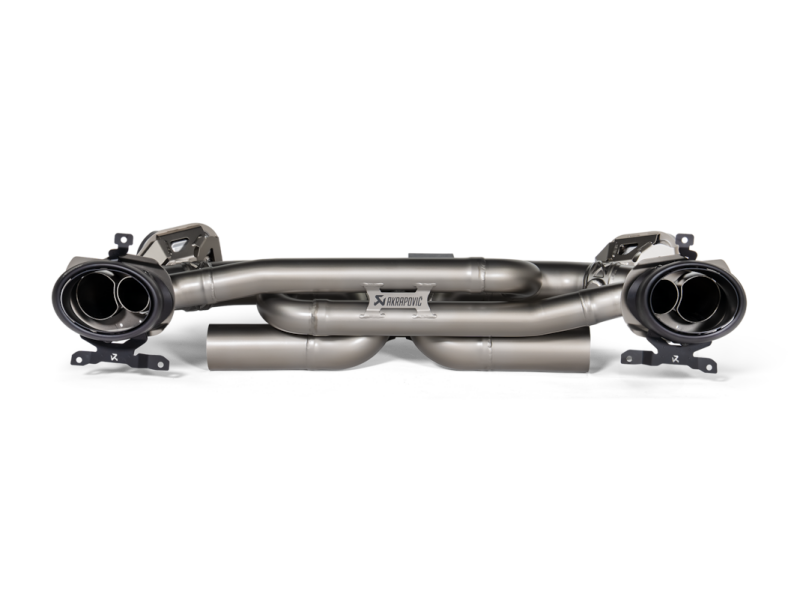 Akrapovic Porsche 911 Carrera /S/4/4S/GTS/Cabriolet/Targa/Dakar (992) Slip-On Line Titanium Exhaust - Burkken Auto Parts