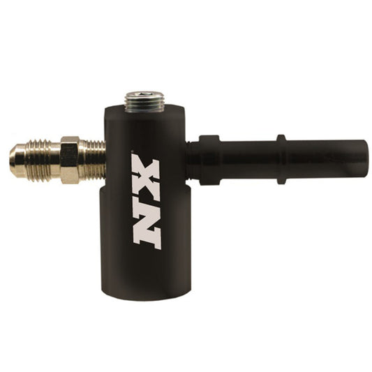 Nitrous Express 3/8-10mm Late Model Billet Fuel Line Adapter 90 Degree - Burkken Auto Parts