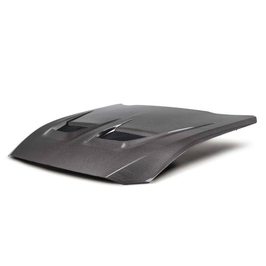 Anderson Composites 2024 Ford Mustang Type-GTD Double Sided Carbon Fiber Hood