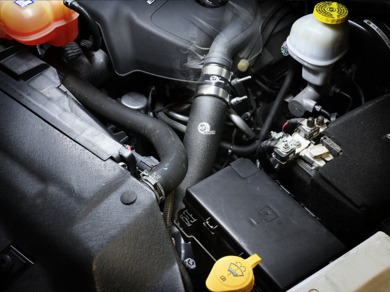 aFe 16-19 RAM 1500 V6 3.0L (TD) BladeRunner 3in Aluminum Hot Charge Pipe - Black - Burkken Auto Parts