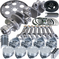 Eagle Chevy 350 1Pc 3.750in Crank 5.700in I-Beam Rod 4.040in Pistons 153 Tooth FP Balanced Assembly - Burkken Auto Parts