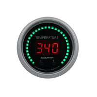 Autometer 52.4mm Black Switchable 60-340 Degrees F / 40-170 Degrees C Sport-Comp Elite Digital Gauge - Burkken Auto Parts