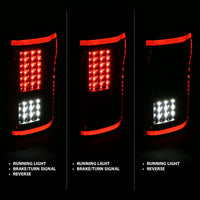 ANZO 2015-2017 Ford F-150 LED Taillights Black - Burkken Auto Parts
