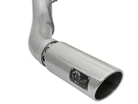 aFe ATLAS 5in DPF-Back Alum Steel Exhaust System w/Polished Tip 2017 Ford Diesel Trucks V8-6.7L (td) - Burkken Auto Parts