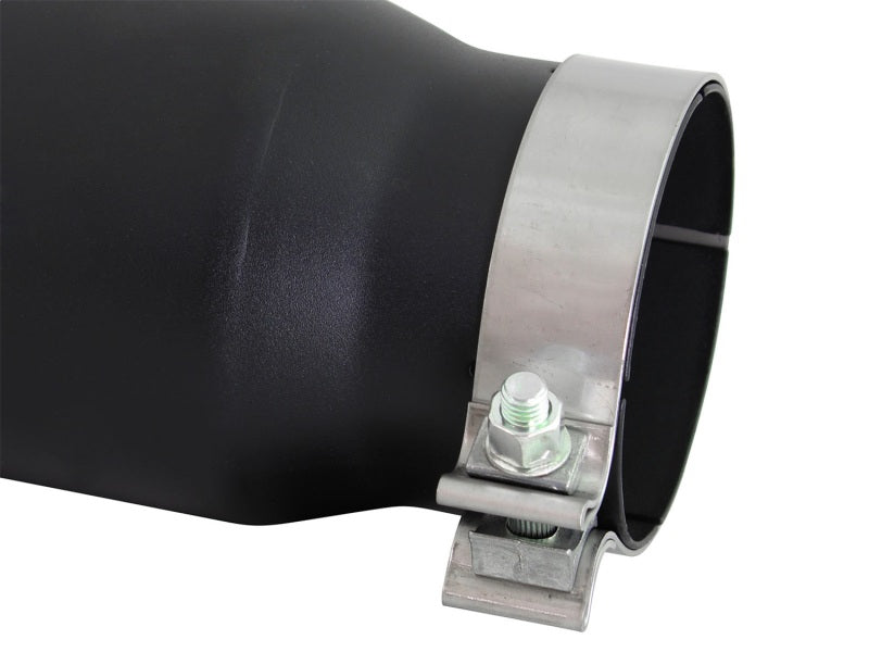 aFe Diesel Exhaust Tip Bolt On Black 4in Inlex x 5in Outlet x 15in - Burkken Auto Parts
